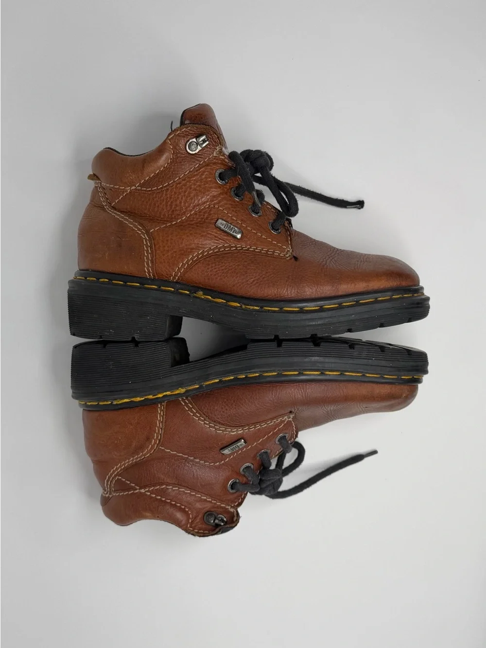 Vintage Dr. Martens 9271 Women’s 8 Men’s 6 Brown Leather Ankle Boots Y2K Grunge